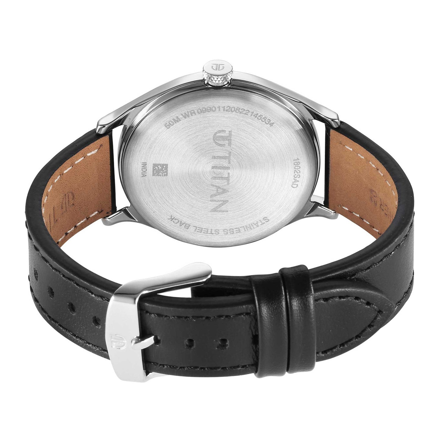 Titan Urban Green Dial Analog Leather Strap Watch for Men