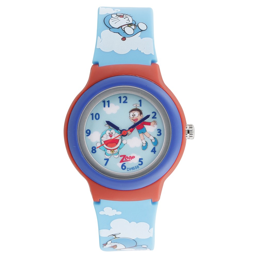 Zoop By Titan Quartz Analog Blue Dial PU Strap Watch for Kids