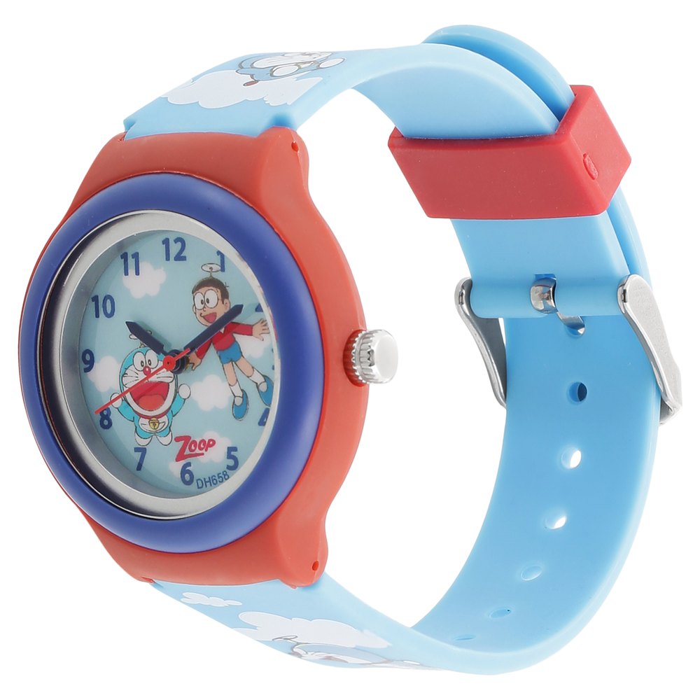 Zoop By Titan Quartz Analog Blue Dial PU Strap Watch for Kids