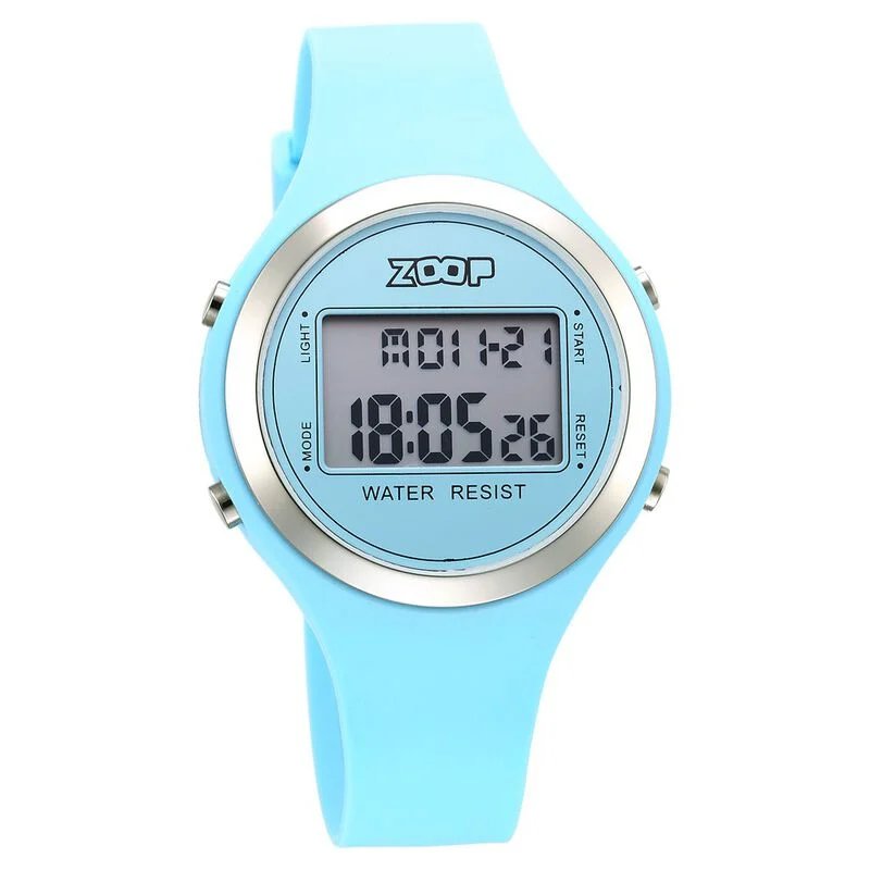 Zoop By Titan Digital Dial Unisex Watch With Silicone Strap for Kids