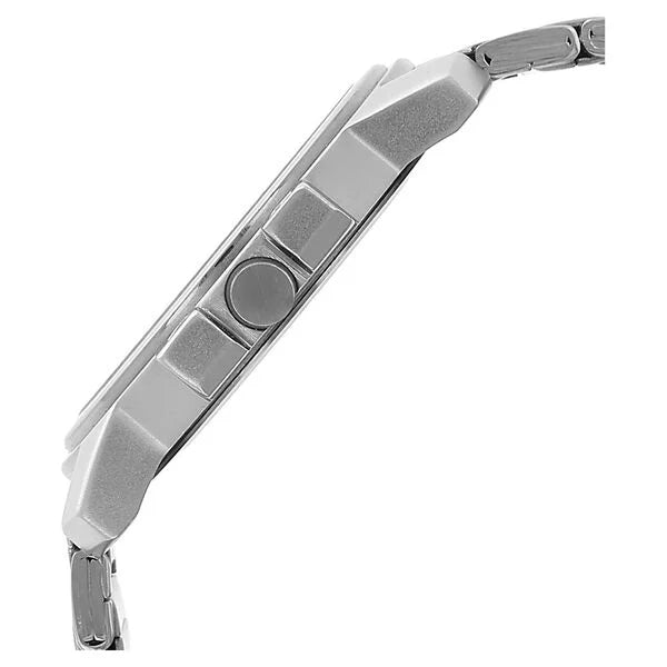 Fastrack Quartz Analog White Dial Stainless Steel Strap Watch for Guys