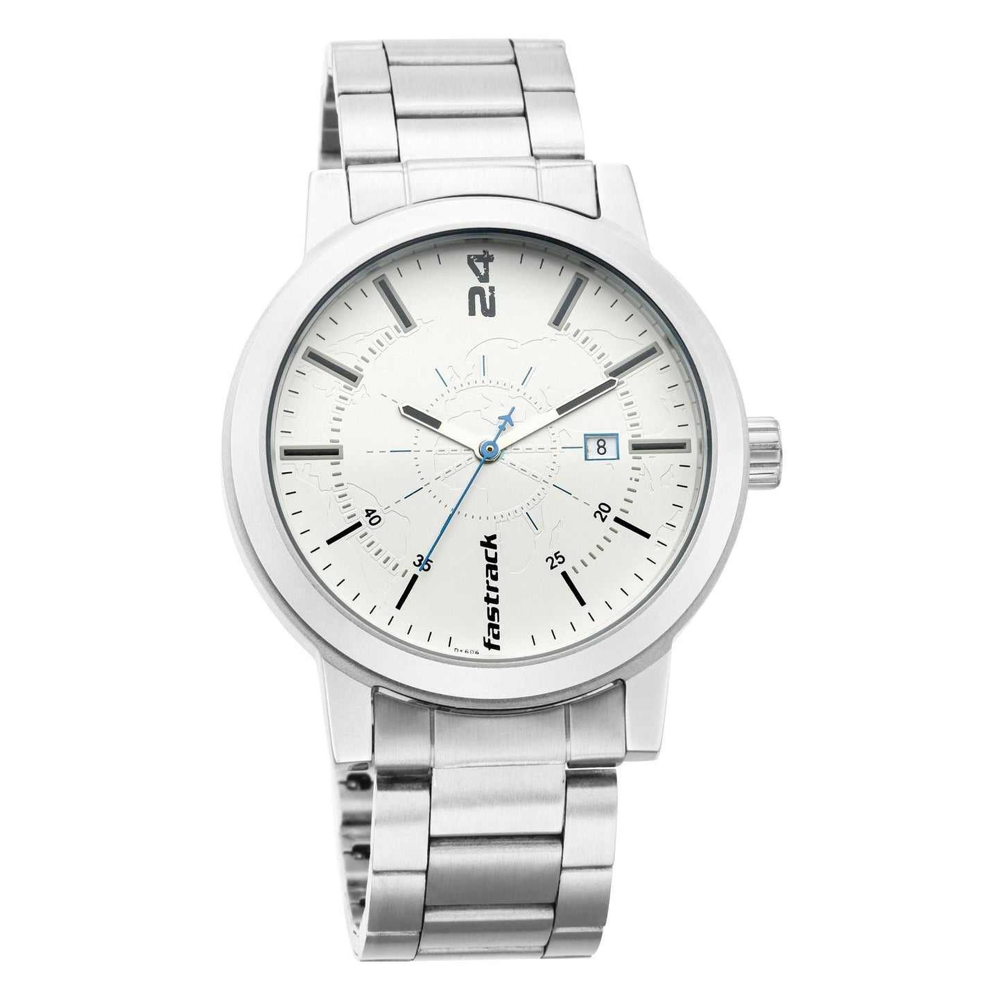 Tripster White Dial Stainless Steel Strap Watch