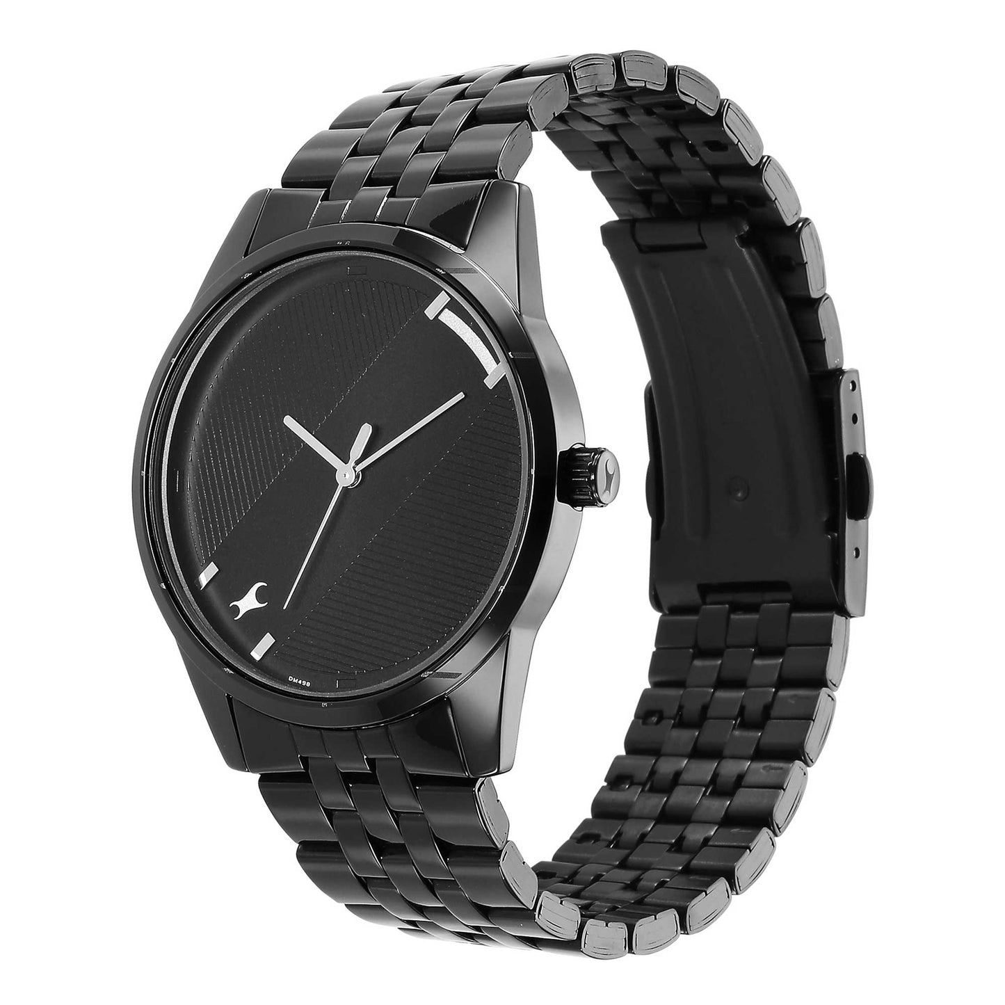 Stunners 3.0 Black Dial Metal Strap Watch (3277NM01)