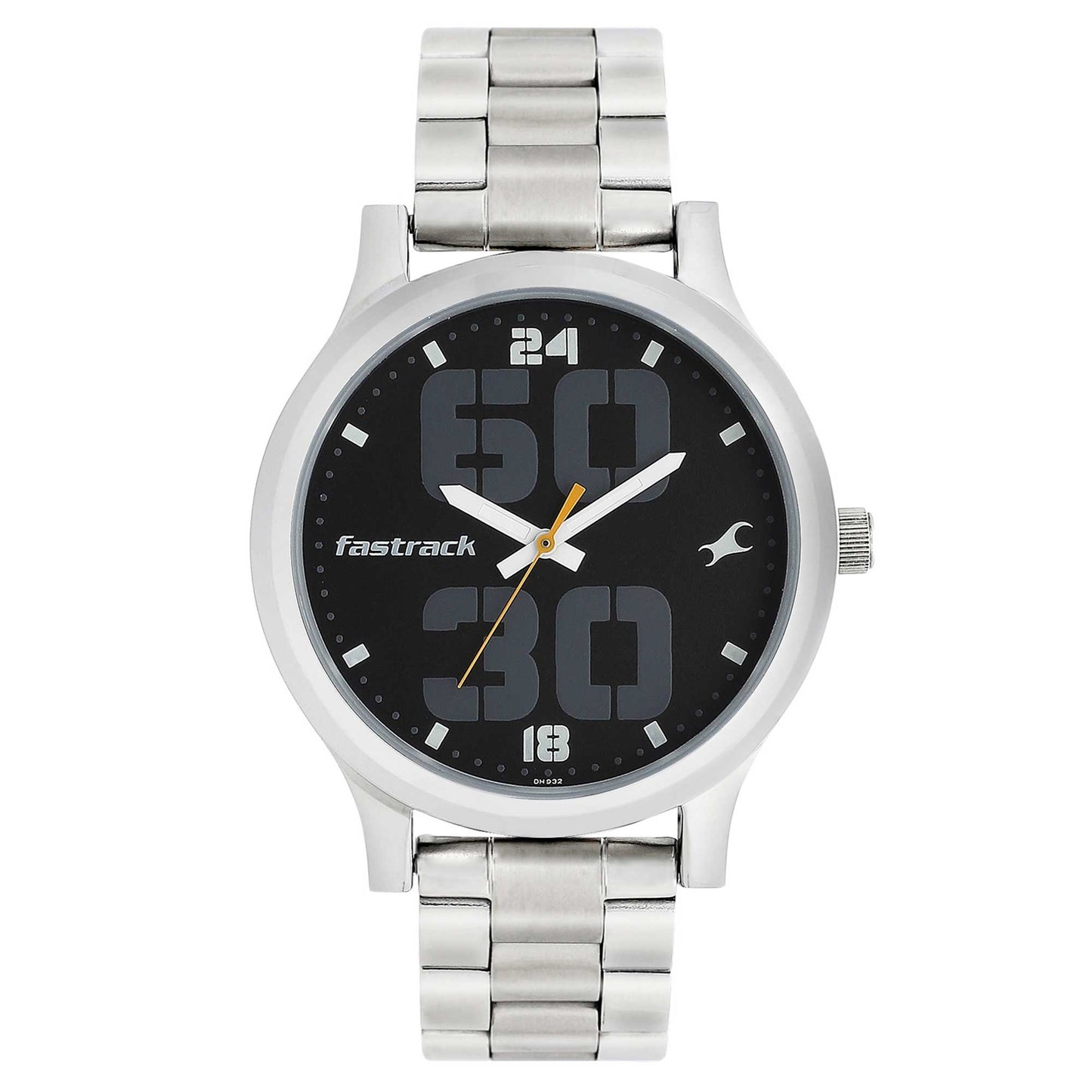 Fastrack Bold Black Dial Analog Watch for Men
