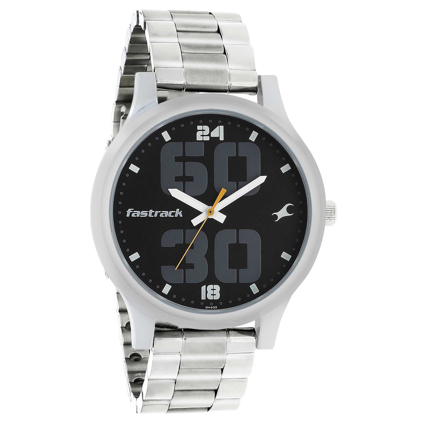 Fastrack Bold Black Dial Analog Watch for Men