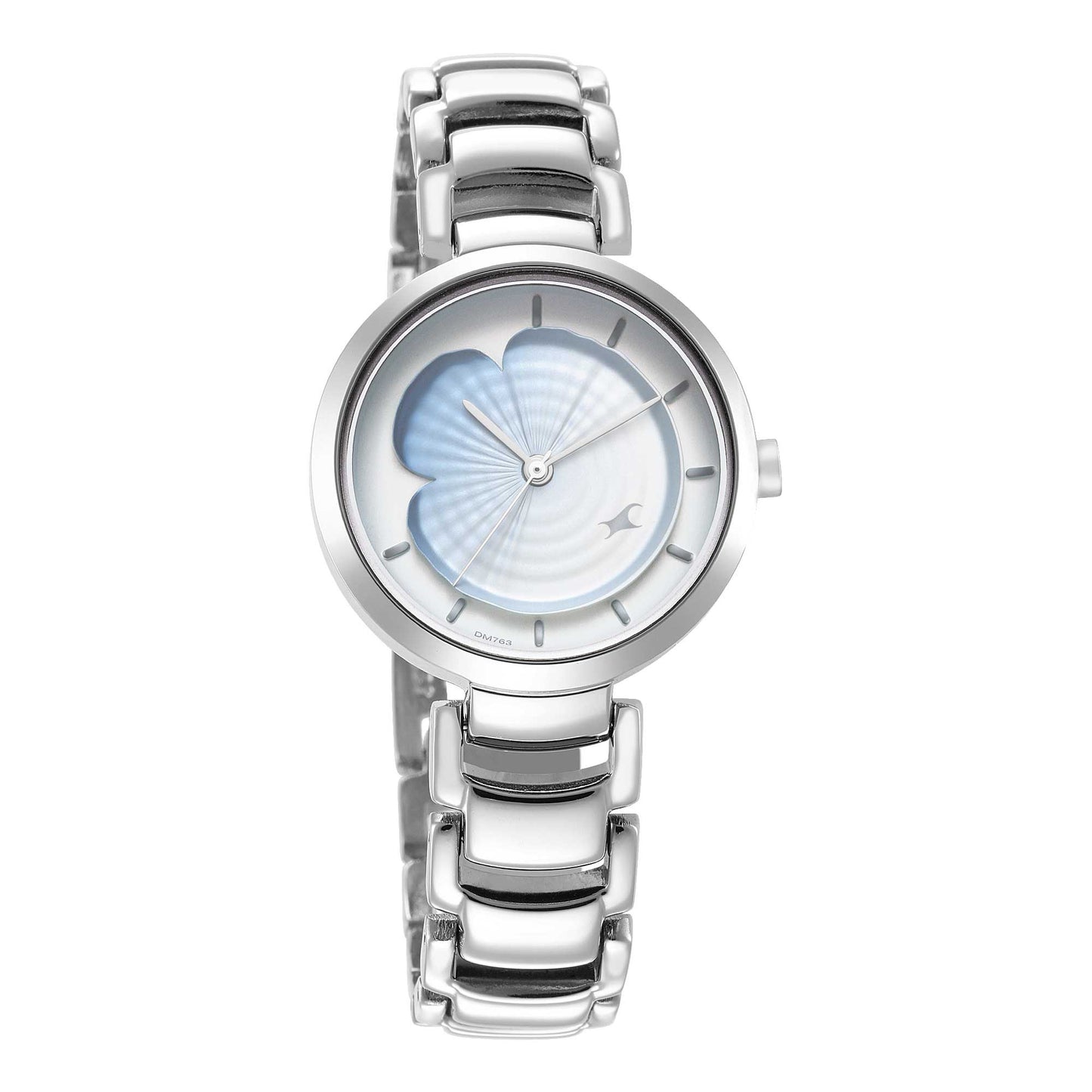 Fastrack Uptown Retreat Quartz Analog Blue Dial Metal Strap Watch for Girls