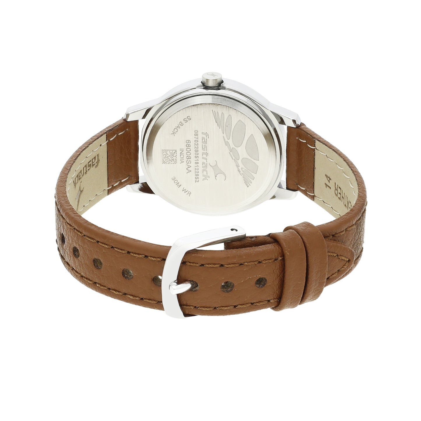 Fastrack Tropical Waters Quartz Analog Green Dial Leather Strap Watch for Girls