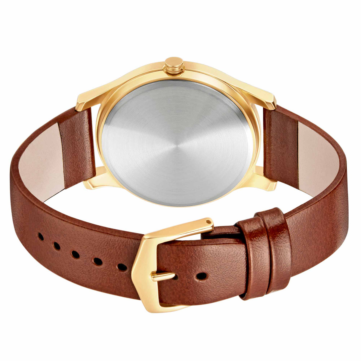 Sonata Quartz Analog White Dial Leather Strap Watch for Men