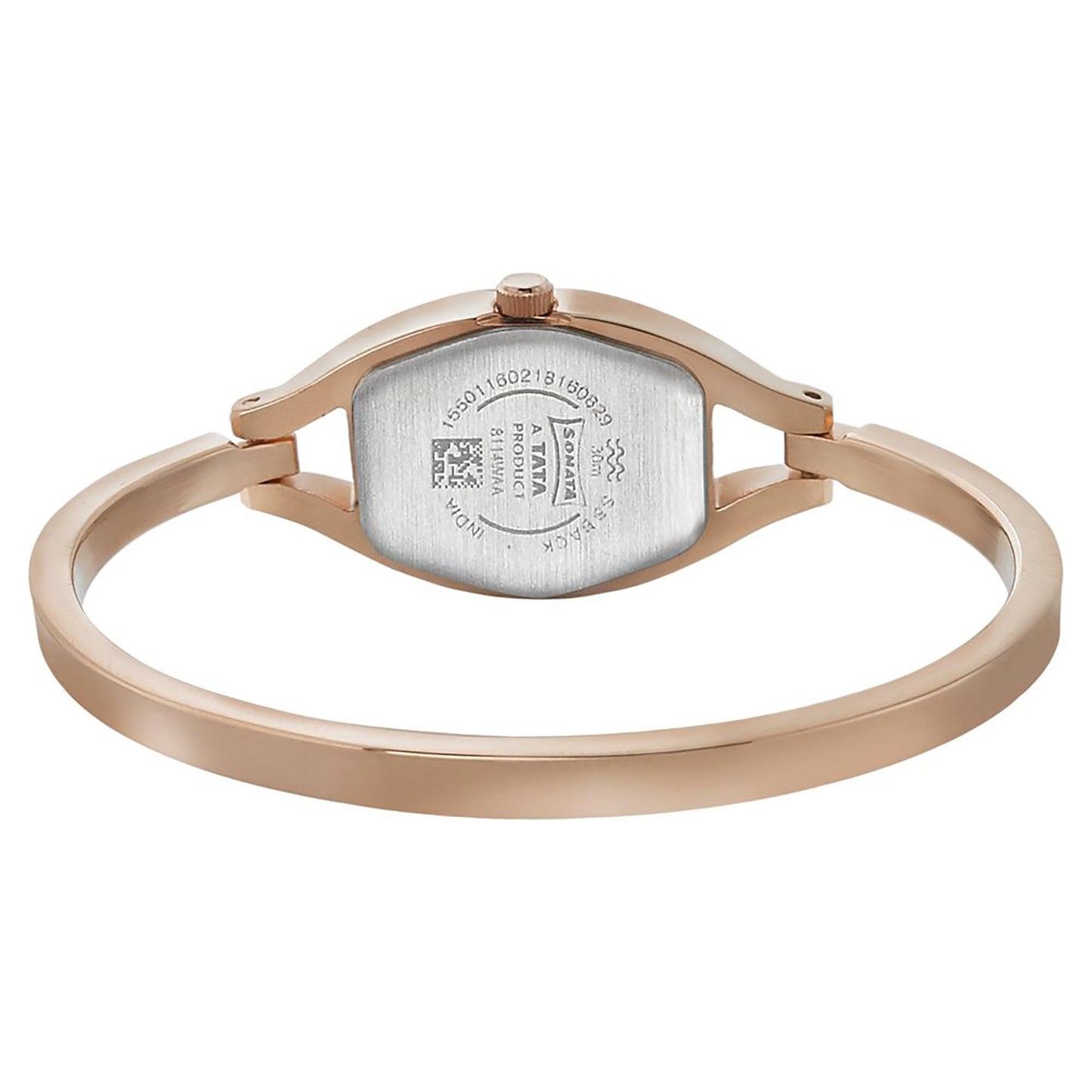 Sonata Mission Mangal Pink Dial Women Watch With Metal Strap