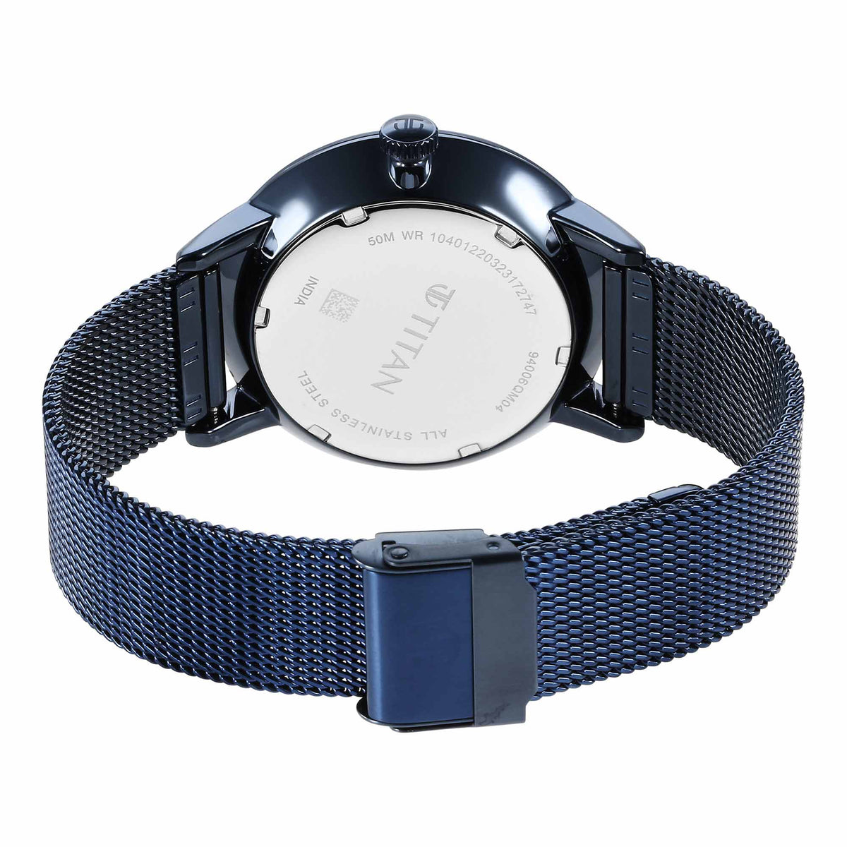 Titan Modern Classics Blue Dial Multi Stainless Steel Strap watch for Men