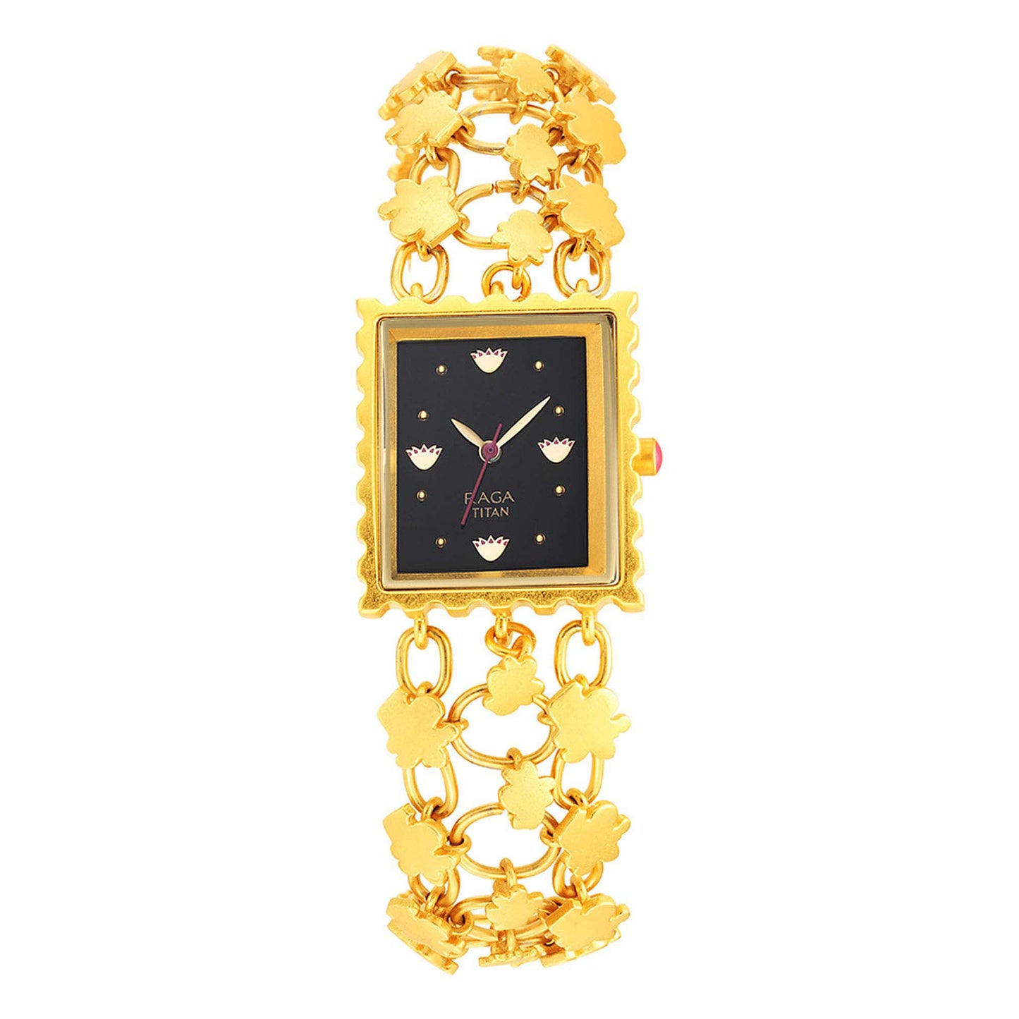 Titan Raga X Masaba Black Dial Analog Steel and Metal Strap watch for Women