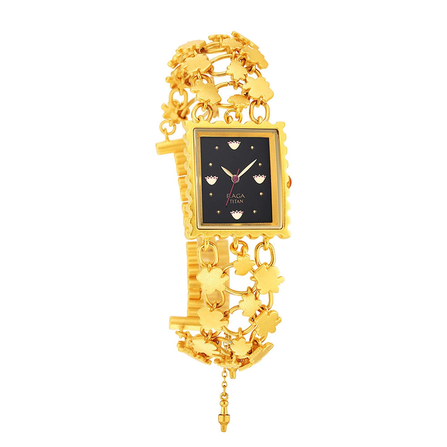Titan Raga X Masaba Black Dial Analog Steel and Metal Strap watch for Women
