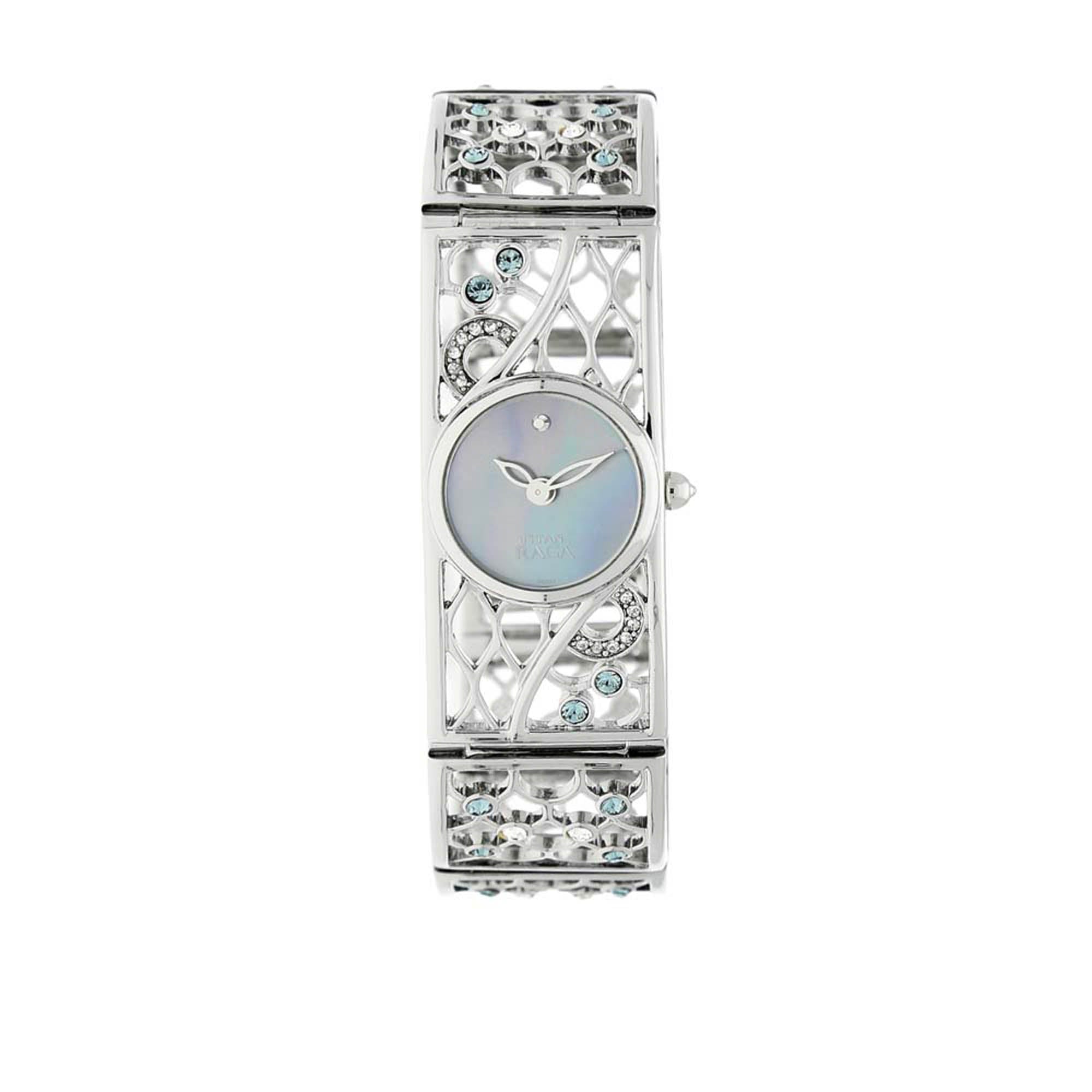 Titan Quartz Analog Mother of Pearl Dial Stainless Steel Strap