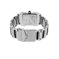 Fastrack Quartz Analog Black Dial Stainless Steel Strap Watch for Guys