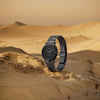Titan Quartz Analog Black Dial Stainless Steel Strap Watch for Men