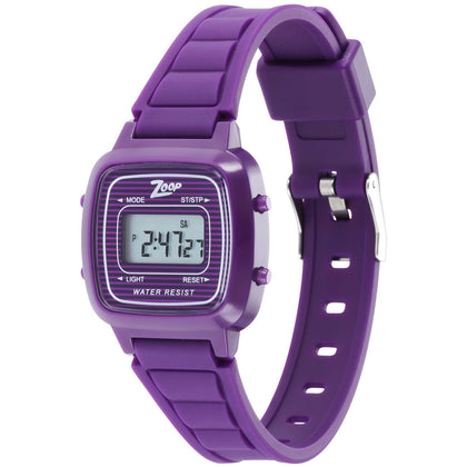 Zoop By Titan DigitalWhite Dial Plastic Strap Watch for Kids