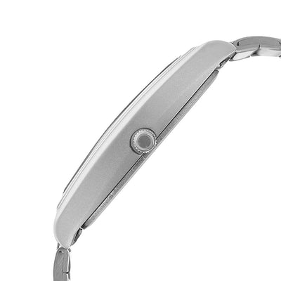 Titan Quartz Analog with Day and Date Silver Dial Stainless Steel Strap Watch for Men