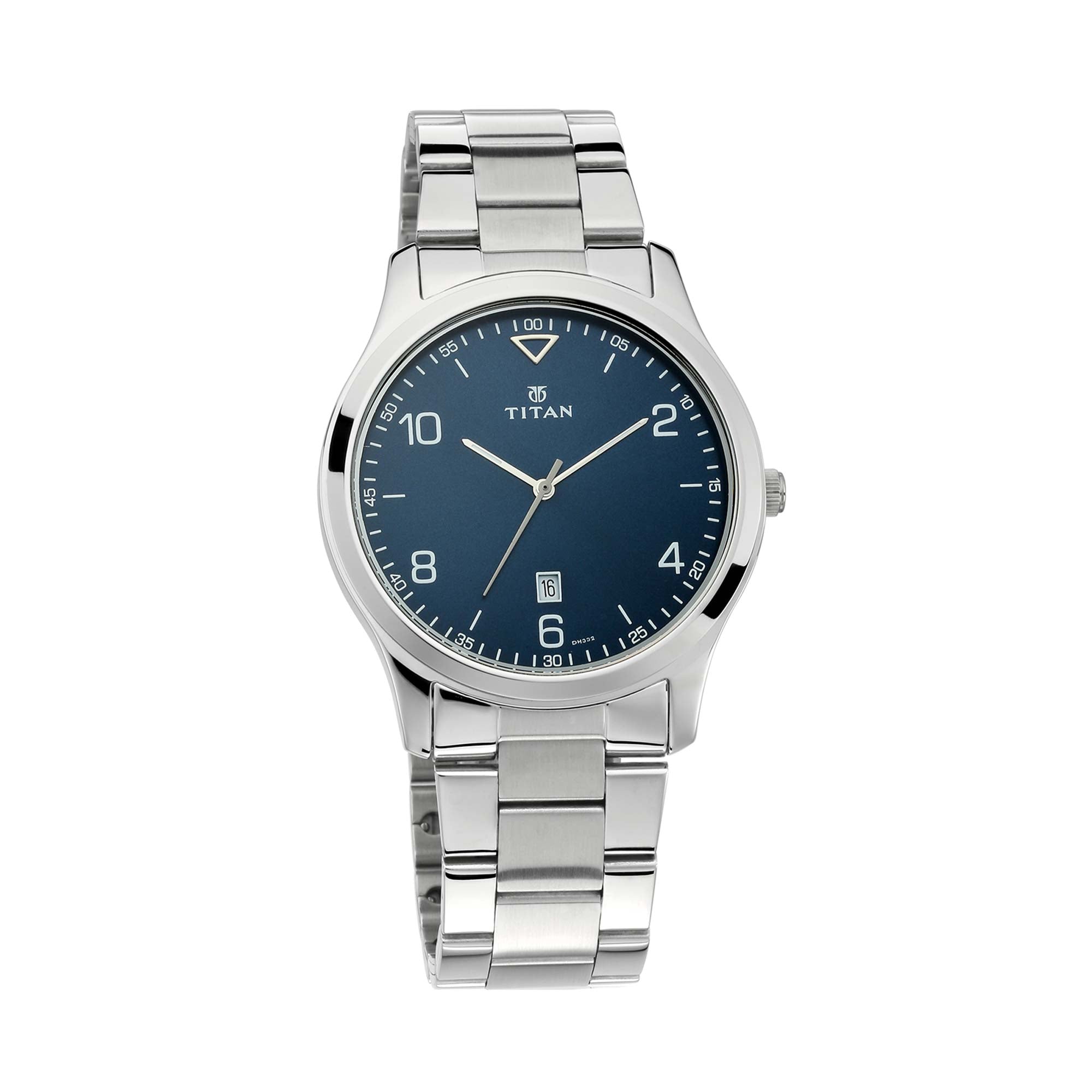 Titan Workwear Blue Dial Analog with Date Stainless Steel Strap watch Kallol Limited