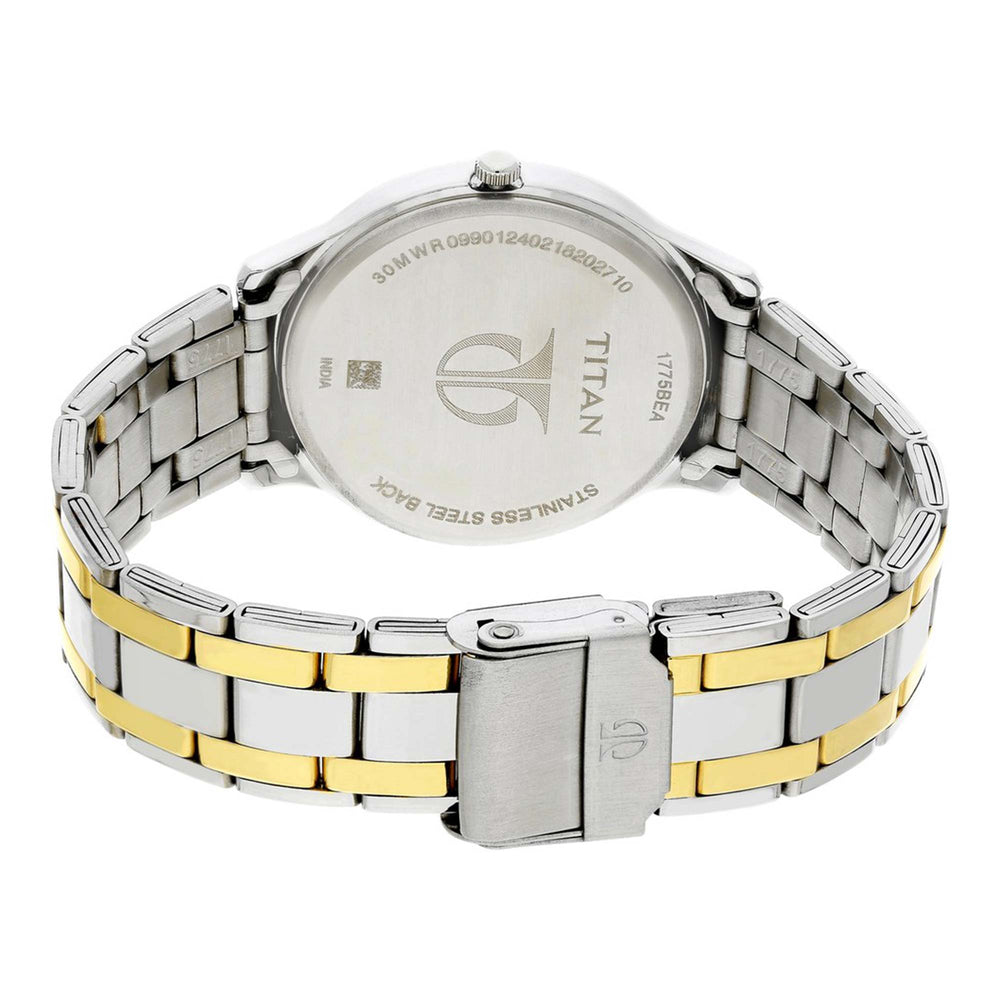 Titan Analog with Date Dial Stainless Steel Strap watch for Men