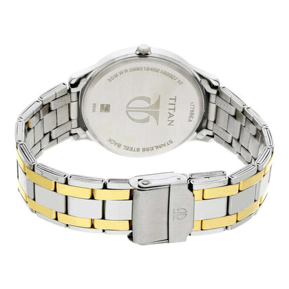 Titan Analog with Date Dial Stainless Steel Strap watch for Men