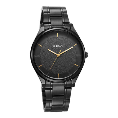 Titan Quartz Analog Silver Dial Watch for Men