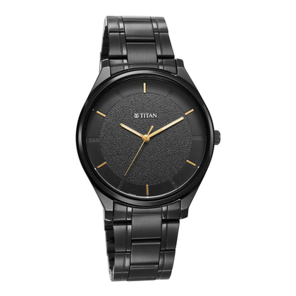 Titan Quartz Analog Silver Dial Watch for Men