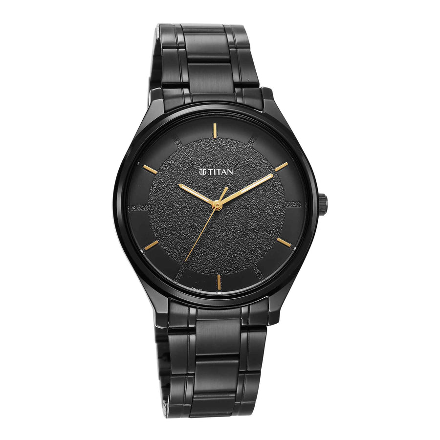 Titan Quartz Analog Silver Dial Watch for Men