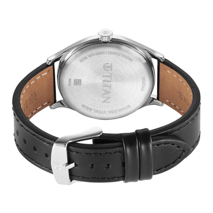 Titan Urban Green Dial Analog Leather Strap Watch for Men