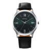 Titan Karishma Quartz Analog Green Dial Leather Strap Watch for Men
