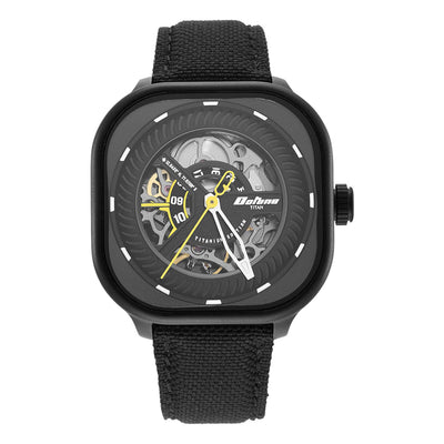 Titan Octane Aerobatics Black Dial Automatic Fabric Strap watch for Men