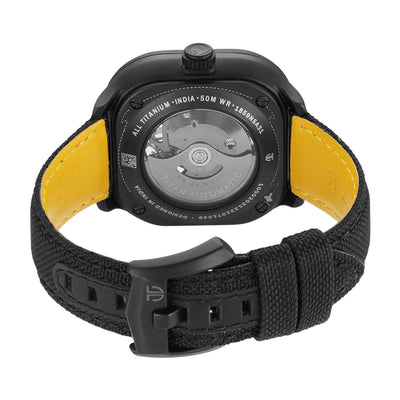 Titan Octane Aerobatics Black Dial Automatic Fabric Strap watch for Men