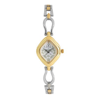 Titan Quartz Analog White Dial Stainless Steel Strap Watch for Women