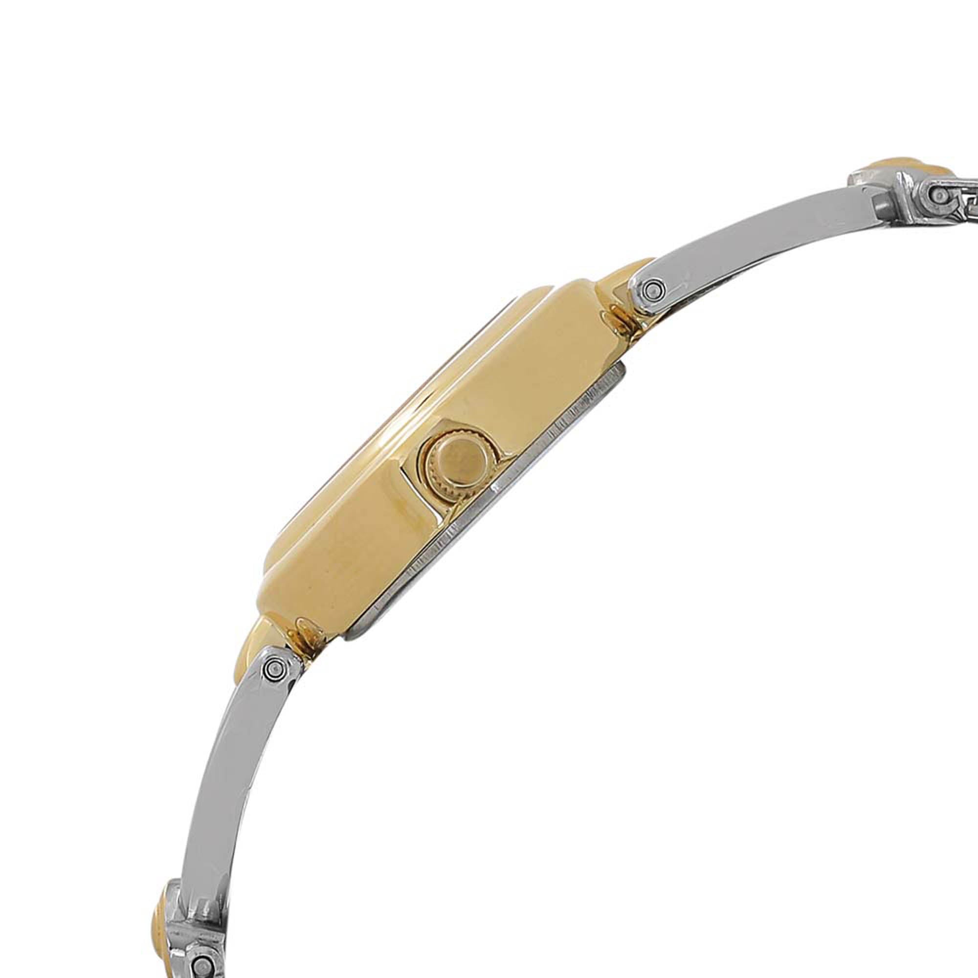 Titan Quartz Analog White Dial Stainless Steel Strap Watch for Women