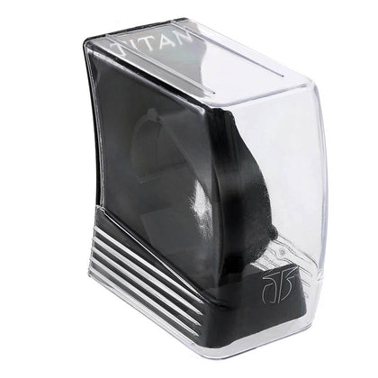 Titan Quartz Analog White Dial Stainless Steel Strap Watch for Women