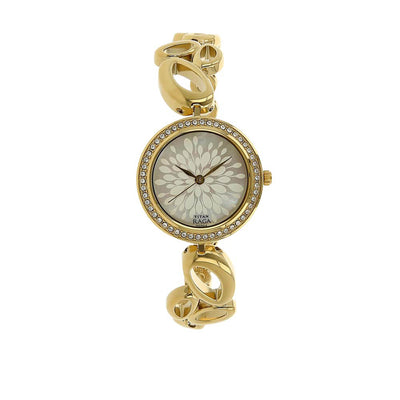 Titan Raga Garden Of Eden Black Dial Women Watch With Metal Strap