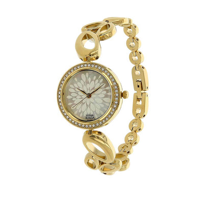 Titan Raga Garden Of Eden Black Dial Women Watch With Metal Strap