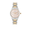 Titan Workwear Pink Dial Analog with Day and Date Stainless Steel Strap Watch for Women