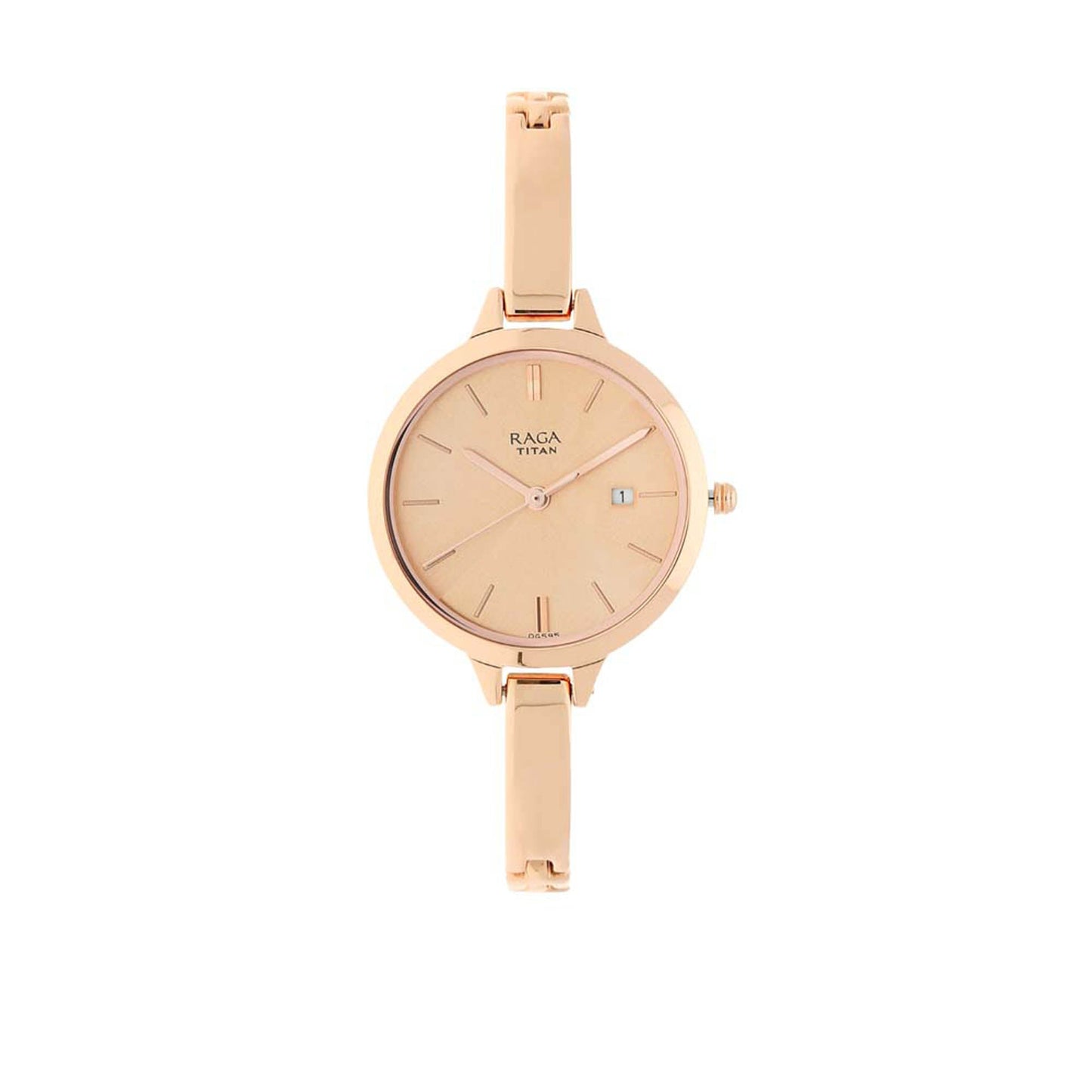 Titan Raga Viva Rose Gold Dial Women Watch With Metal Strap