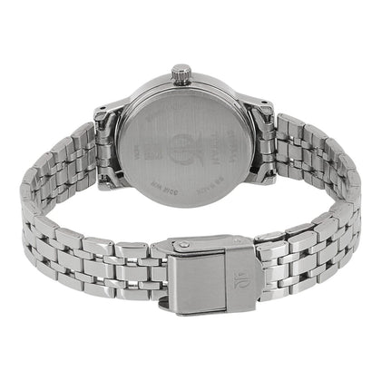 Titan Quartz Analog Silver Dial Stainless Steel Strap Watch for Women
