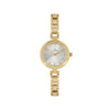 Titan Quartz Analog Champagne Dial Stainless Steel Strap Watch for Women