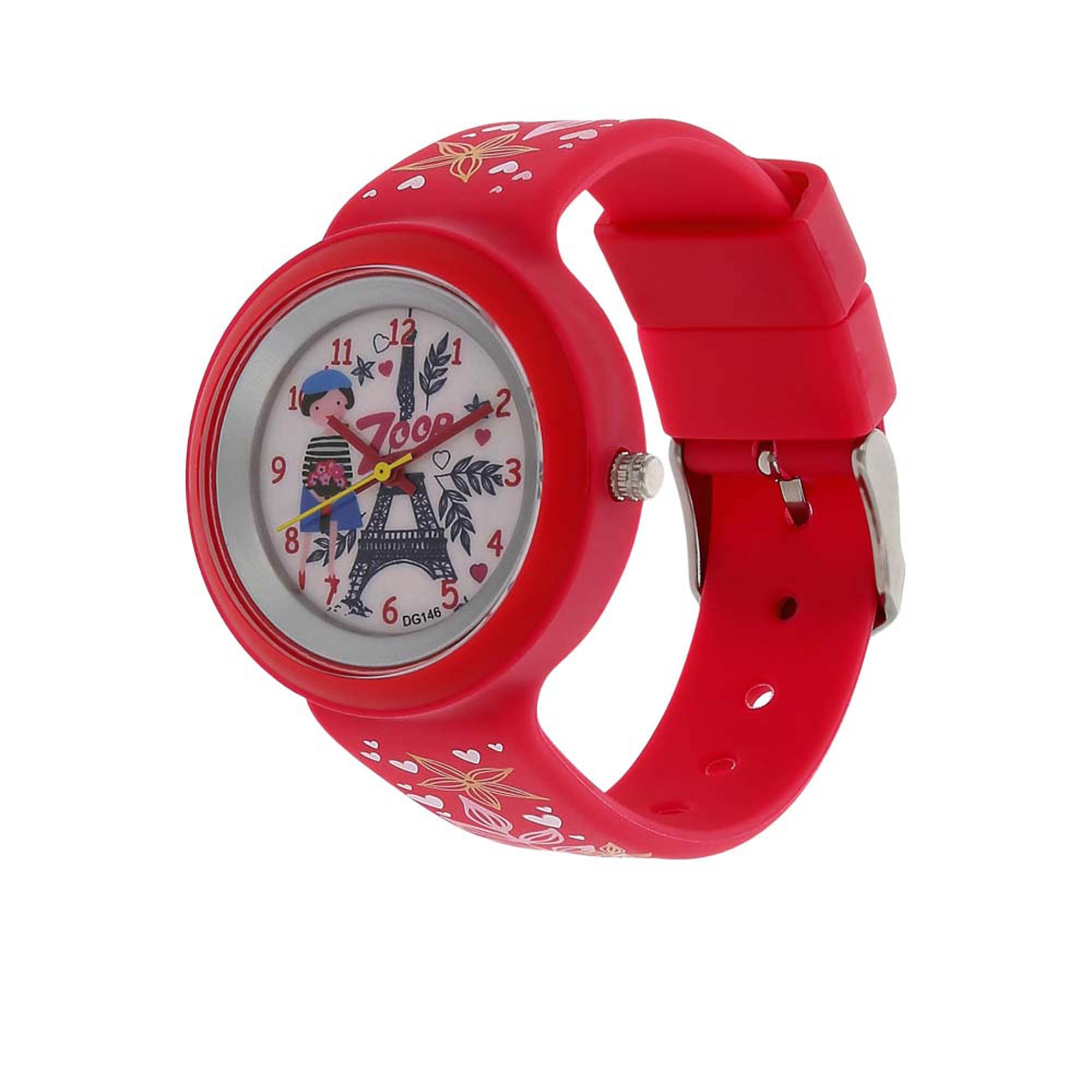 Zoop By Titan Quartz Analog White Dial PU Strap Watch for Kids