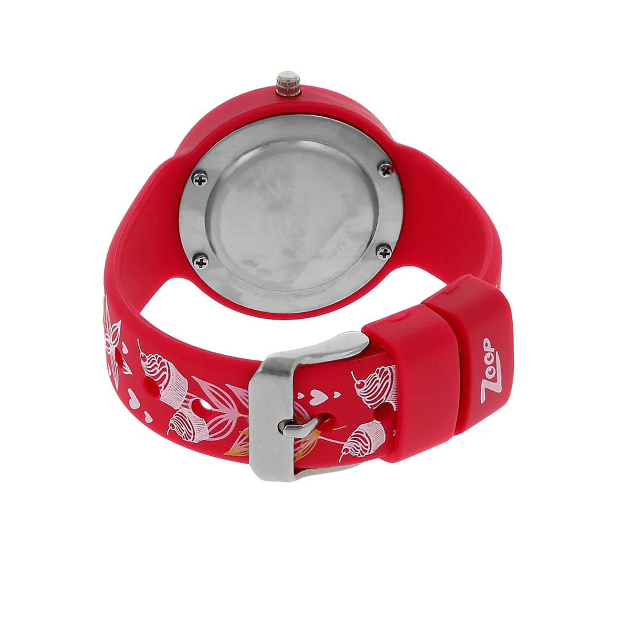 Zoop By Titan Quartz Analog White Dial PU Strap Watch for Kids
