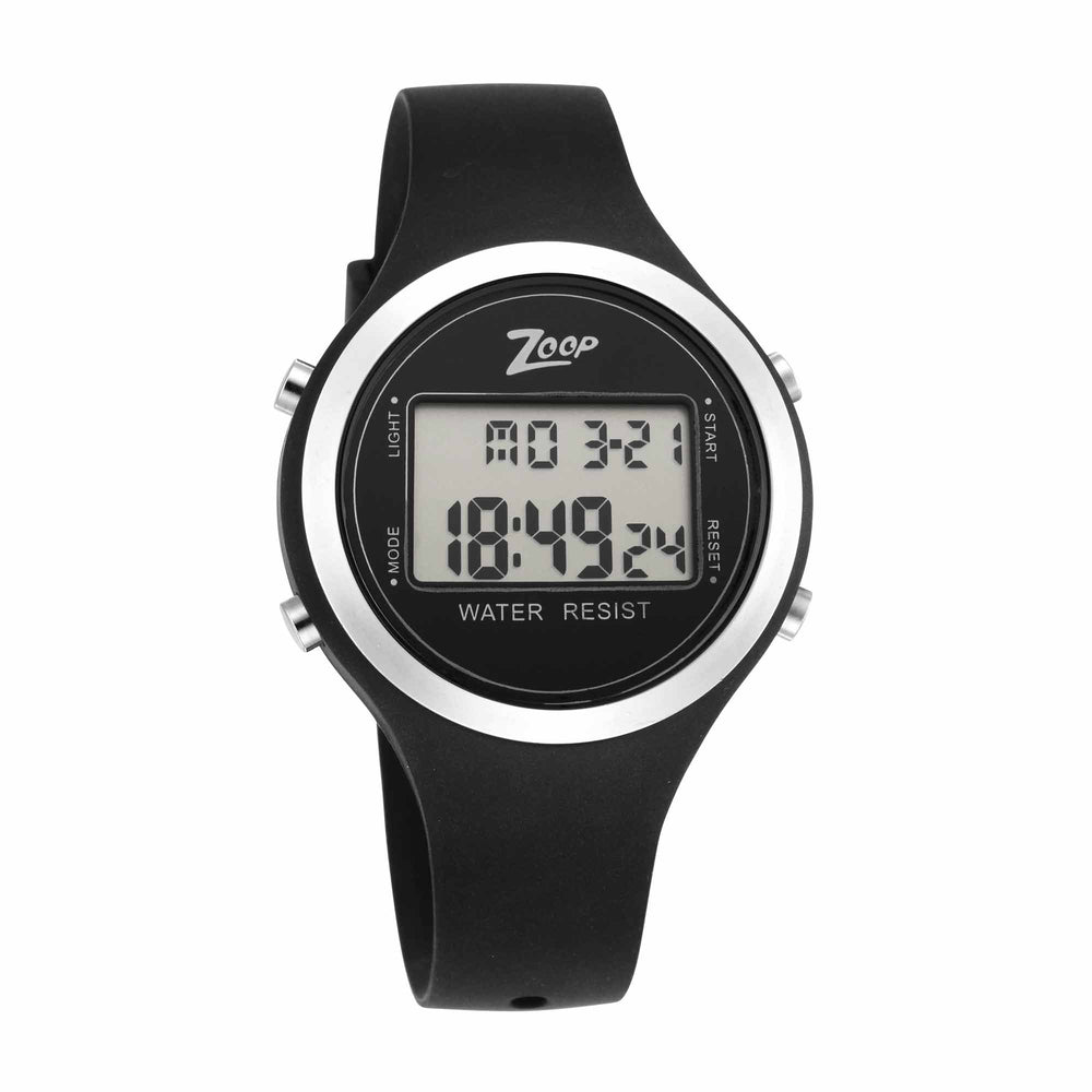 Zoop By Titan Digital Dial Unisex Watch With Silicone Strap for Kids