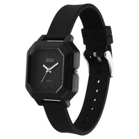 Zoop Fashion Quartz Analog Black Dial Silicone Strap Watch for Unisex