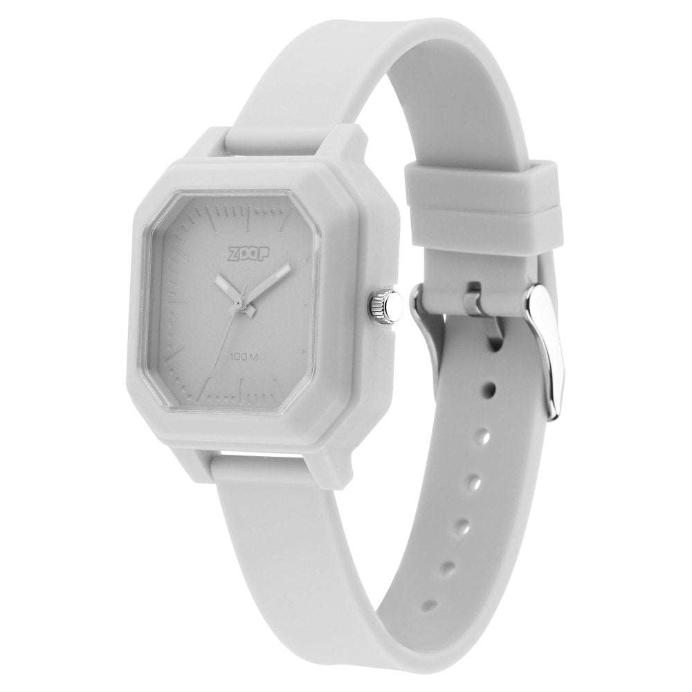 Zoop Fashion Quartz Analog Purple Dial Silicone Strap Watch for Unisex