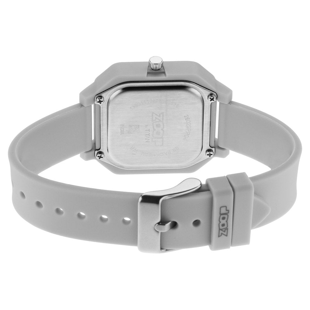 Zoop Fashion Quartz Analog Purple Dial Silicone Strap Watch for Unisex