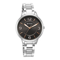 Titan Urban Anthracite Dial Analog Metal Strap watch for Women