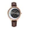 Crescent Anthracite Dial Leather strap watch (2648WL04)