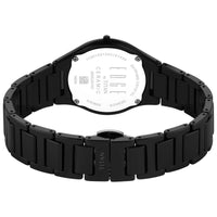 Titan Edge Ceramic Black Dial Analog Ceramic Strap watch for Women