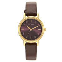 Women Karishma Brown Dial Metal Strap Watch